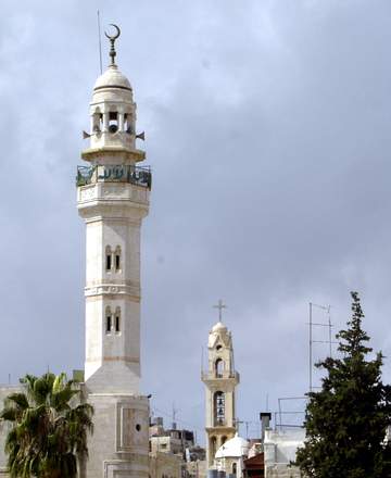 Соведи: мусульманская мечеть и церковь. Вифлеем.(фото Лимарева В.Н.)