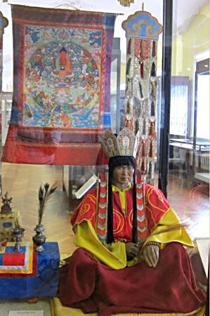 Монгольский буддизм (Ламаизм). Экспозиция  музея этнографии в Санкт-Петербурге. Фото Лимарева В.Н. 