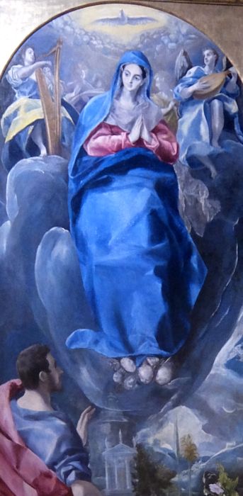 Явление девы Марии. худ. Эль Греко. Испания. Толедо. Фото Лимарева В.Н. 