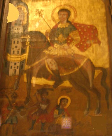 Георгий Победоносец. Копская церковь в Каире.(фото Лимарева В.Н.)