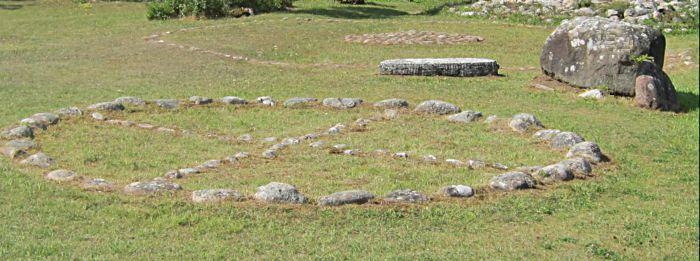 Остатки древнего скандинавского святилица. Остров Готланд. (фото Лимарева В.Н.)