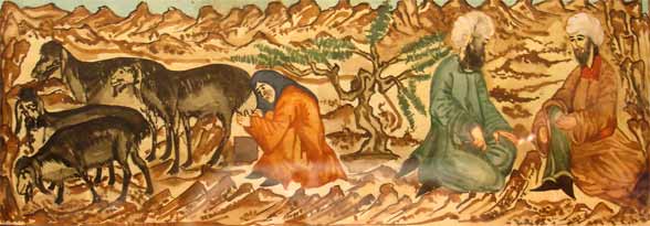 Мусульмане. Картина турецкого художника. Музей религии. (фото Лимарева В.Н.)